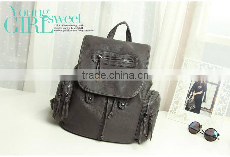 New Arrived Pu Leather Lady Travelling Backpack for Women's Bag