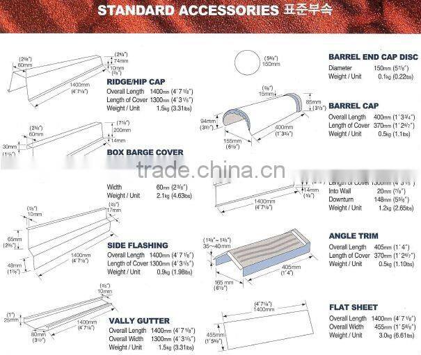 Stone Coated Steel Roof Tile (STAR-BOND)