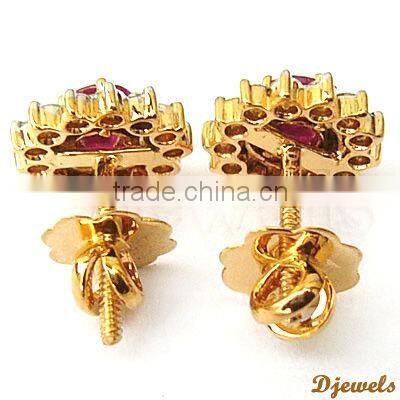 Diamond Gold Earrings, Stylish Diamond Earrings, Diamond Jewelry