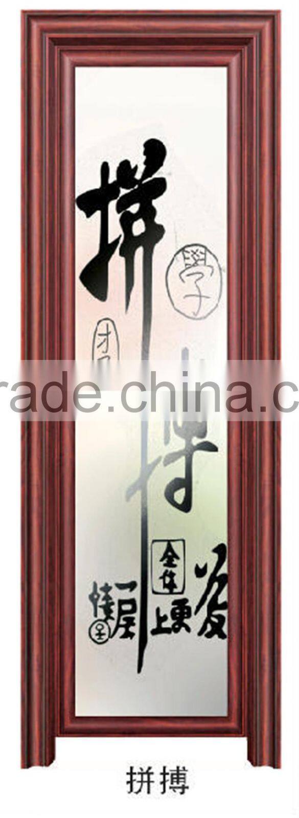 5mm Tempered Glass glass toilet Door shower doors design,aluminium bathroom doors