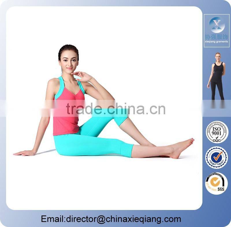 Hotsale fitness yoga wear suits, sexy yoga pants on sale