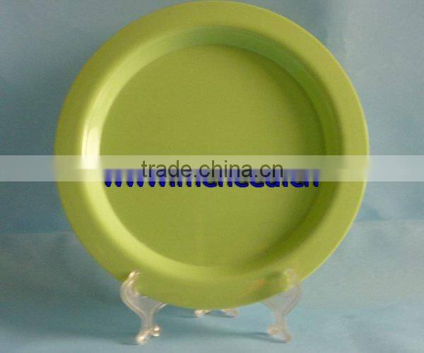 solid color square mealmine dinner set ,square melamine plate