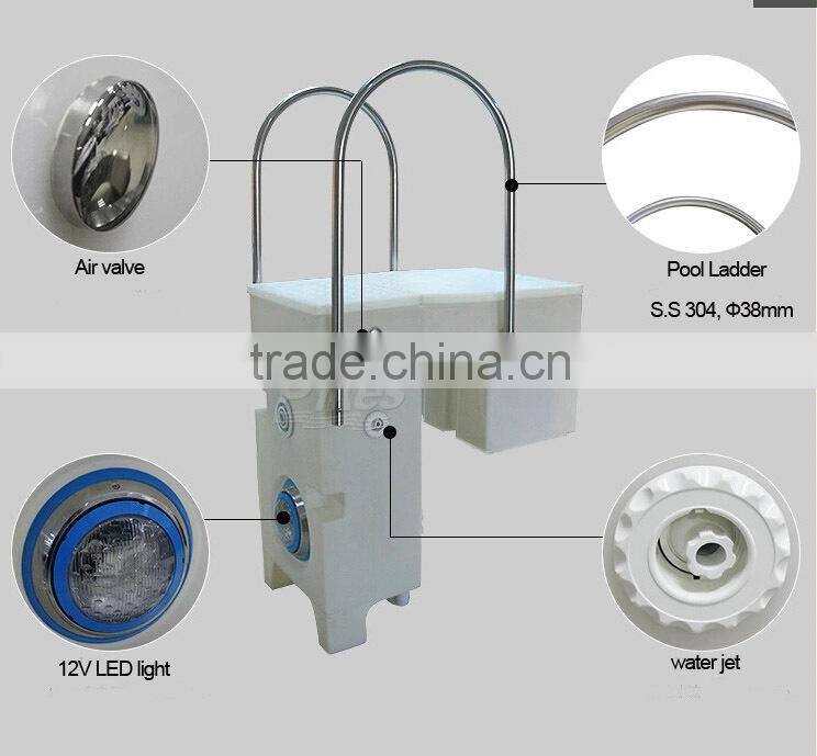 Swming pool equipment for Pipeless integrative filtration equipment
