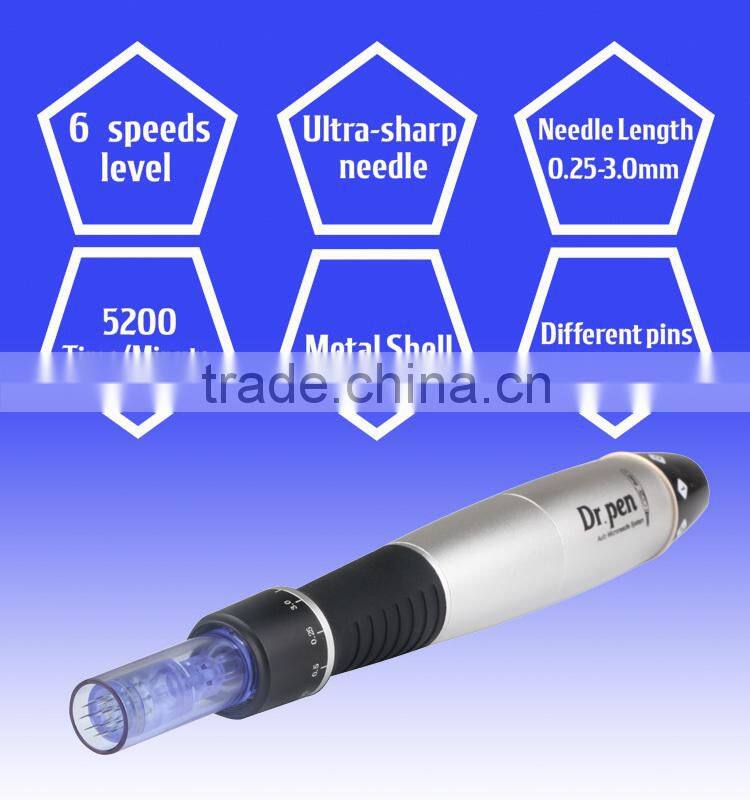 Newest high quality auto electric micro needle dermapen with 3mm needle head