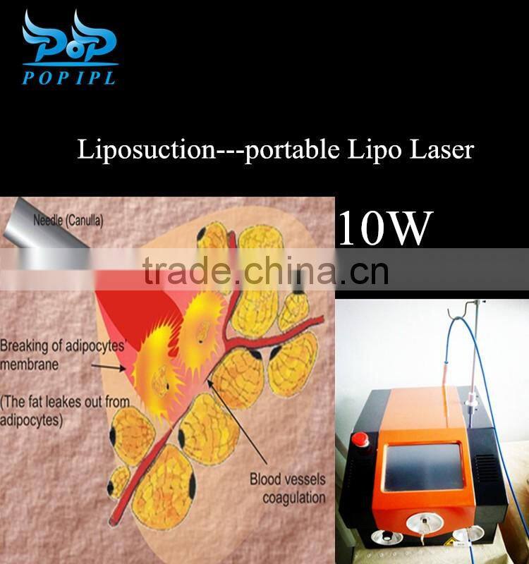 Laser suction portable Lipo Laser Slimming Machine For Weight Loss CHINA POPIPL