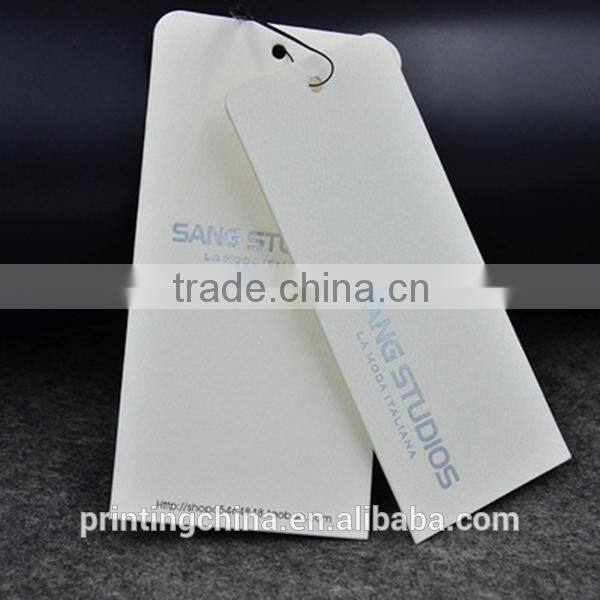 Marketable products printed logo hang tags with rope
