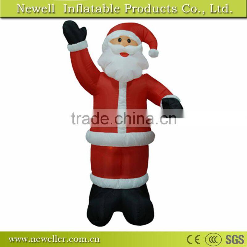 Lower price inflatable dinosaur cartoon with LED