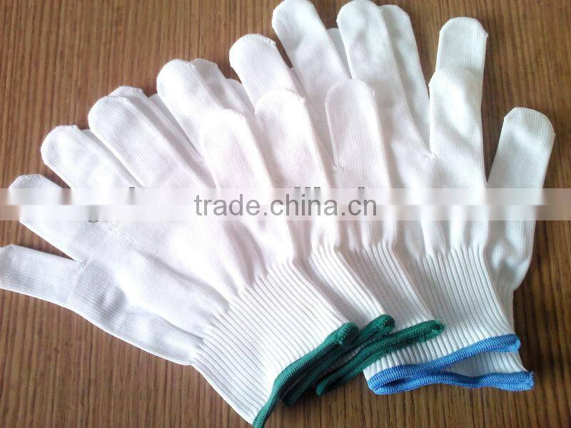 personnel protected gloves, hand-made nylon crochet gloves, made nylon crochet gloves