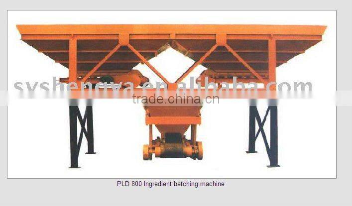 PLD800 ingredient batching machinery,construction materials blender machine