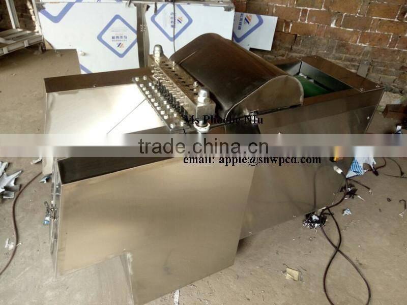 meat cube cutting machine/ meat and bone cutting machine/ frozen meat cutting machine