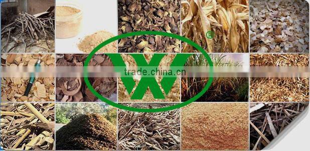 Sawdust briquette screw press