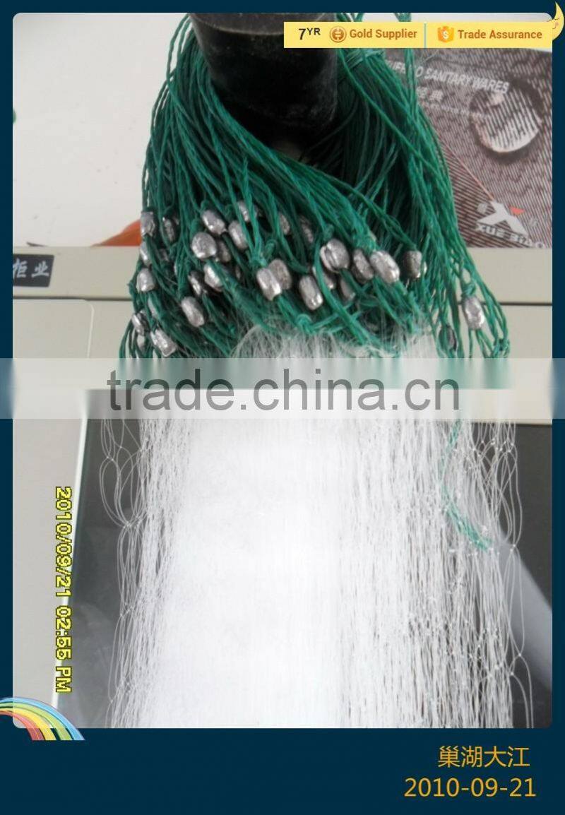 Russian White Fishing Gill Net with Float and Sinker