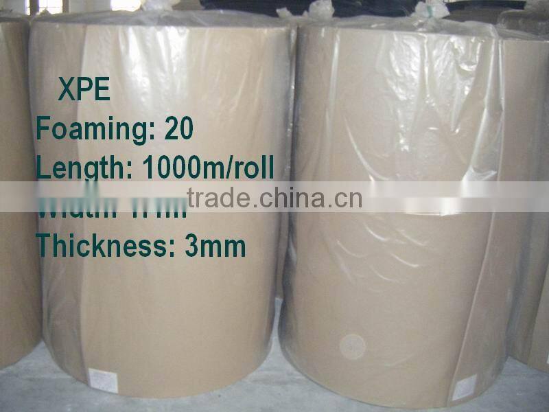 Sanhong OEM high quality and competitive price cross linked polyethylene foam XPE IXPE PE EVA roll or sheet