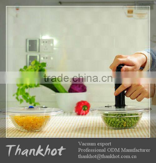 Big plastic storage container-Vacuum lid