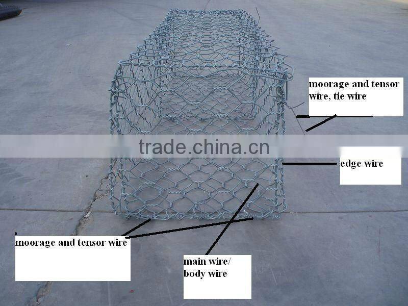 PVC Coated/Galvanized Heavy Hexagonal Gabion Mesh