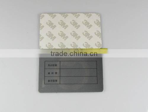 Professional Factory RFID Chip 13.56MHz RFID Metal Tag with 3M Glue and Screw Hole
