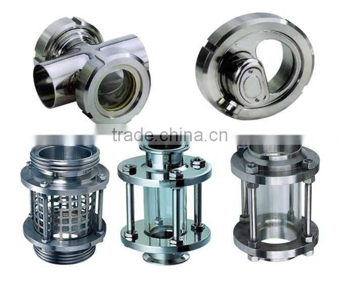 Stainless steel food grade oil sight glass tank sight glass