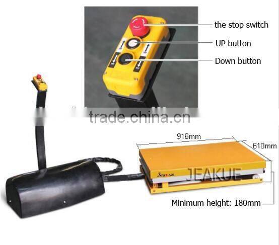 Hight quality mini scissor electric lift table machine