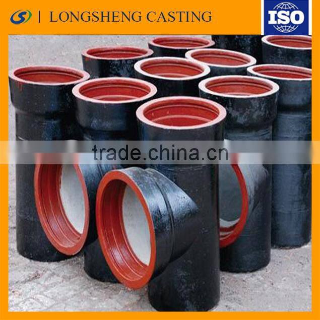 BS EN545 ductile cast iron GGG500-7 pipe fitting