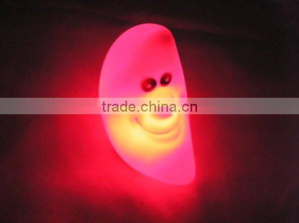 romantic smily moon colorful table lamp little night light