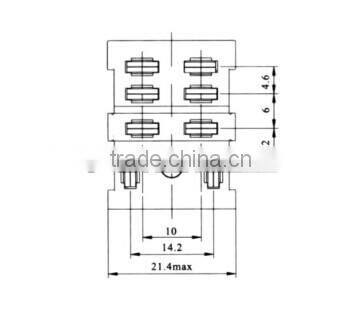 RELAY SOCKET PT08-B