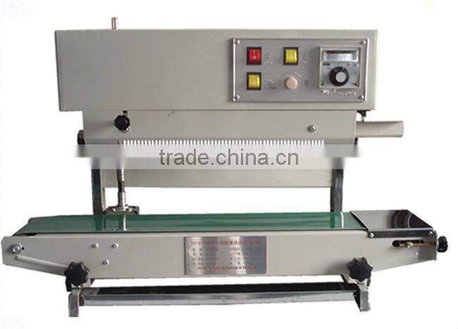 Plastic bags continuous sealing machine for sale