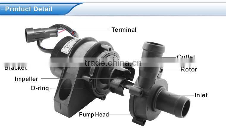 Professional Auto or Car 12V 24V DC cooling circulation pump turbo booster pump