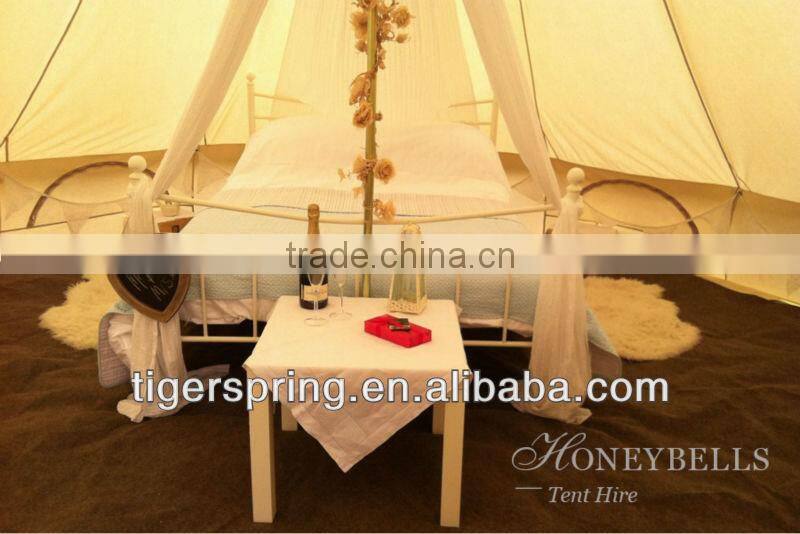 Diameter 4M Romantic Comfortable Outdoor Sibley Camping Tent