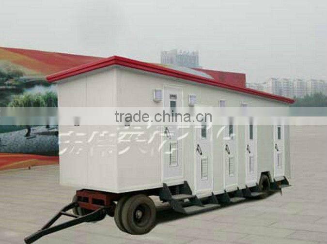 china portable trailer outdoor toilet,movable toilet price