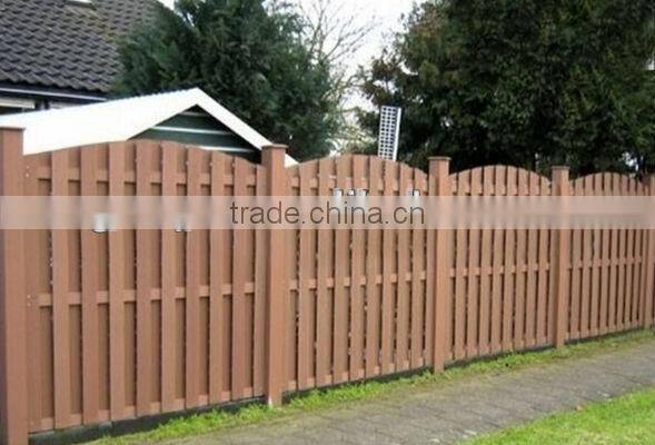 Modern anti corrosive wpc plastic composite fence / railing
