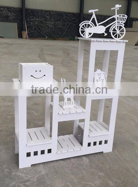 WPC Multi Functional Flower Pot Shelf