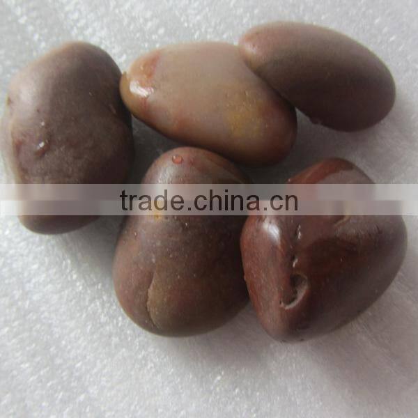 Polished Brown Pebble Stone