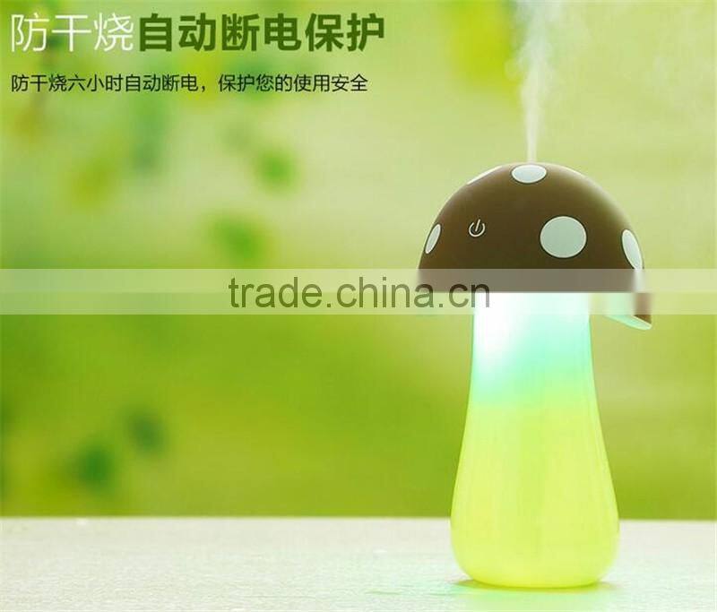 CT-738 Mini USB Humidifier Mushroom humidifier nightlights Humidifier water bottle