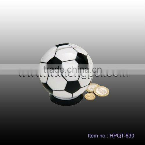 football money box - plastic