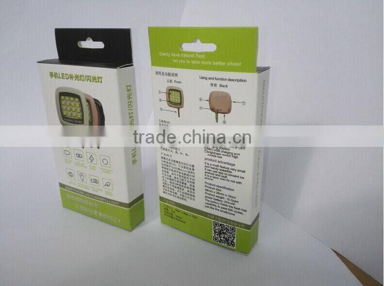 2015 Newest Wholesale portable 3.5mm Audio Jack Fill Light LED Flashlight for Mobile Phone