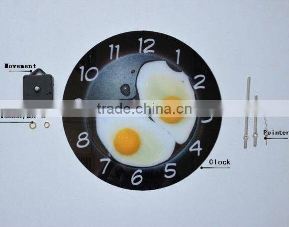 creative frying pan wall clock / scan clock