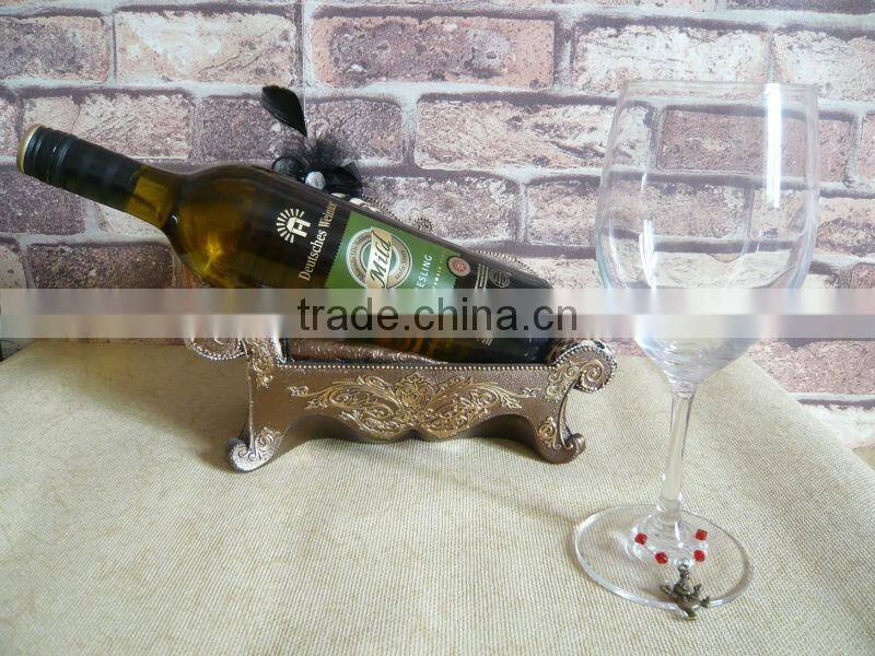 promotion item christmas wine glass charms