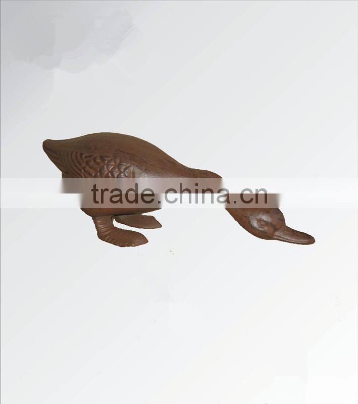 decorative cast iron metal duck