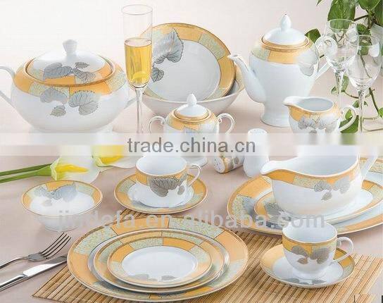 crockery porcelain dinnerware set