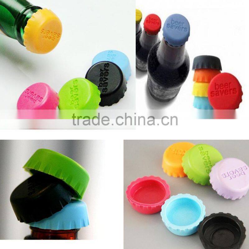 Reusable glass bottle with silicone stopper