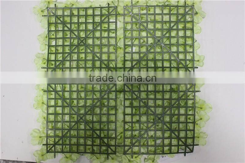 cool yellow wall covering bulk silk flower fence decoration leaf mat