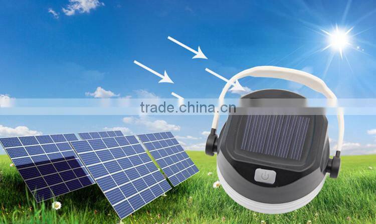 New design 5 in 1 multifunction outdoor foldable silicon solar zoom camping lamp