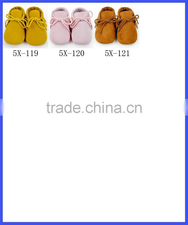 Wholesale Toddler Fashion Outdoor First Walker Leather Shoes Soft Newborn Baby Shoes