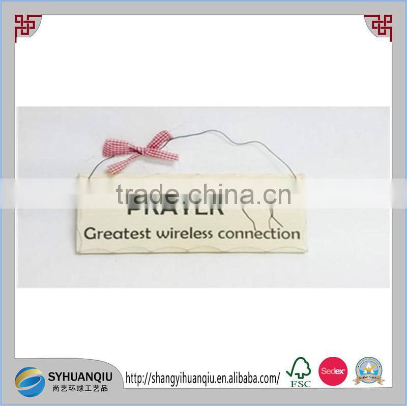 plain pine Wooden Plaque Sign