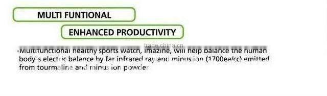 silicone ion sports watch silicone strap super thin silicone watch