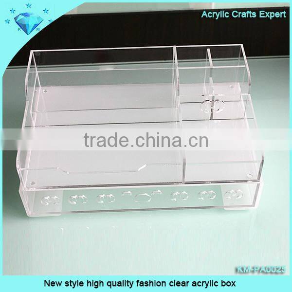 3mm black acrylic desk storge boxes