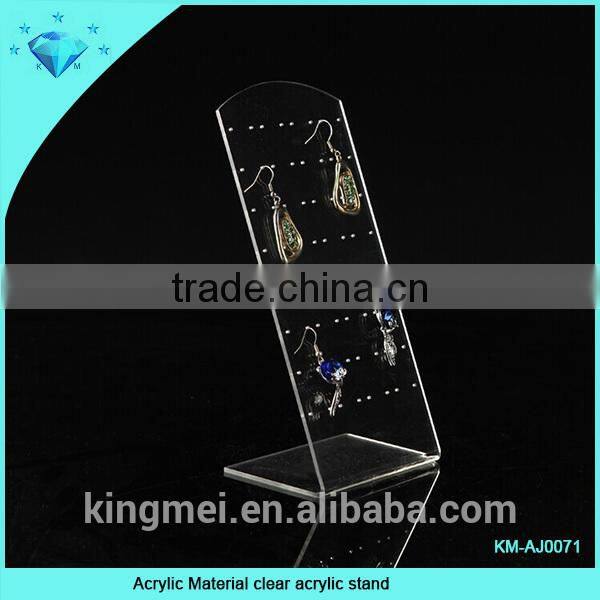 High transparent acrylic logo display stand