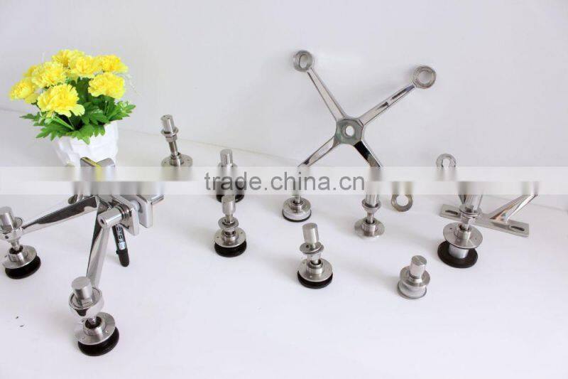 JINXIN Stainless Steel Spider Glass Support Fitting_glass clamp spider