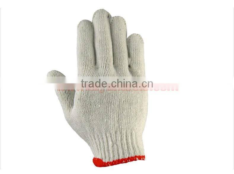 Cotton safety gloves working gloves safety gloves work gloves knitted gloves, industrial gloves, garden gloves