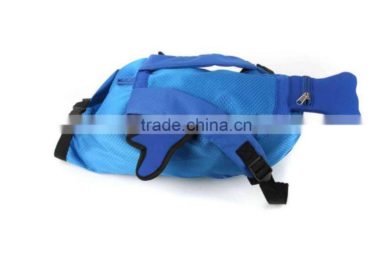 2015 popular designs hot selling 3D fish backpack kids gift bag